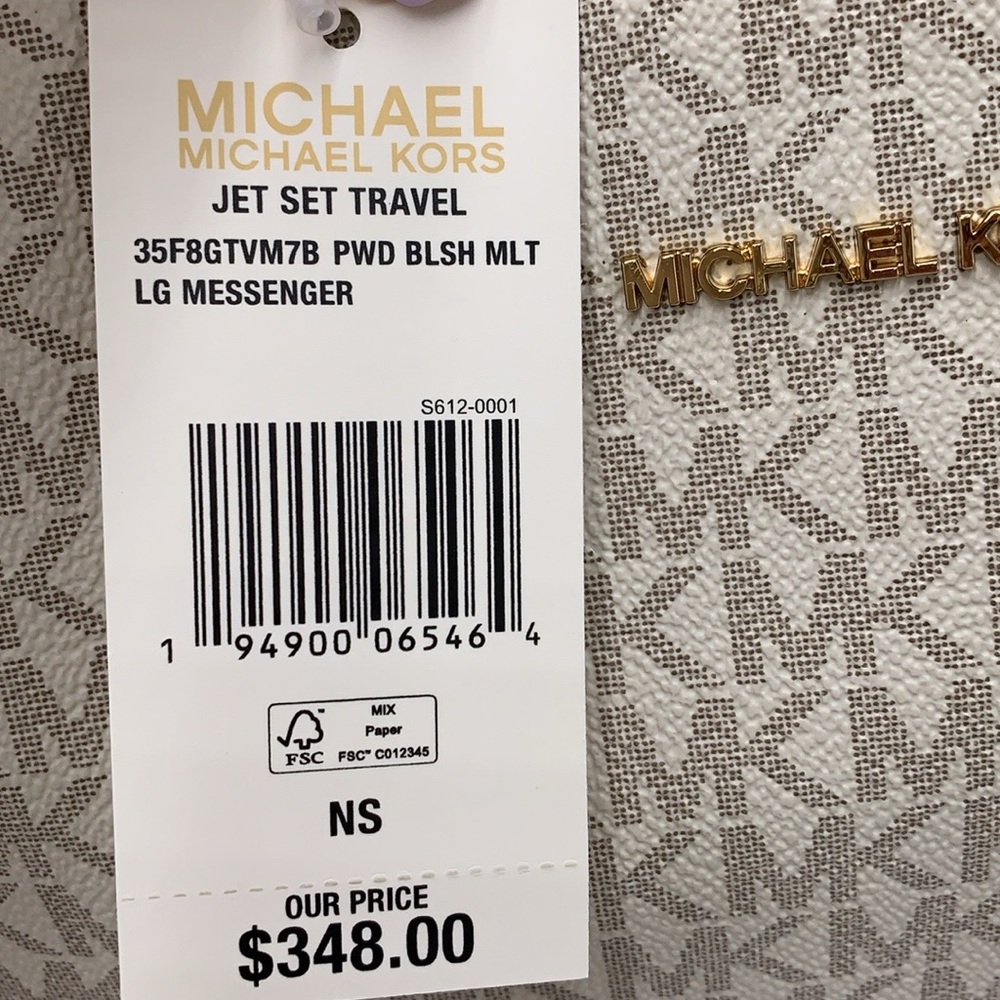 MICHAEL KORS
Jet Set Travel Large Logo Messenger Bag
COLOR PWD BLSH MLT
NWT - Picture 16 of 16